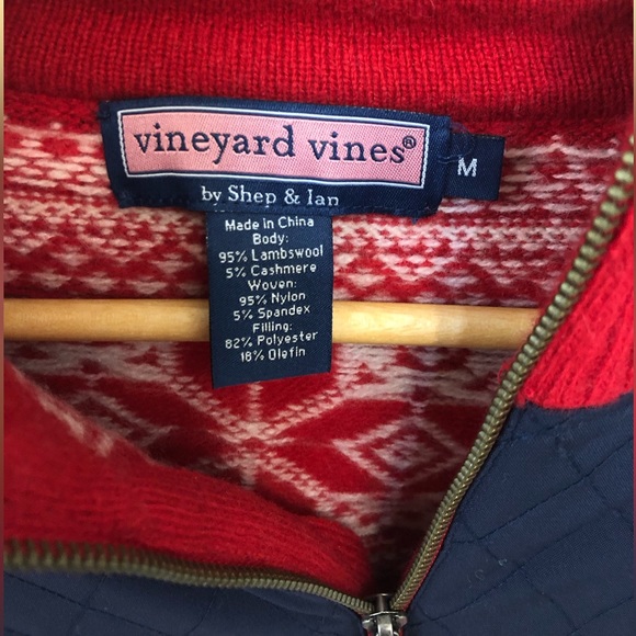 Vineyard Vines Cashmere Blend 1/4 Zip - Picture 2 of 4